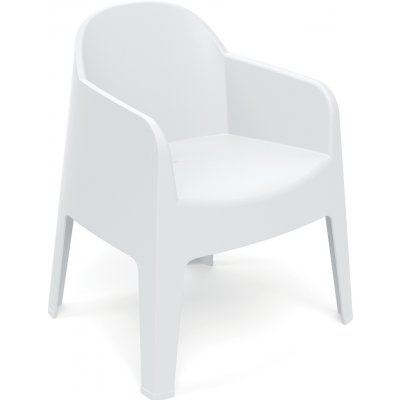 Shadow Comfort Židle s područkami MILANE 680x600x805 mm Bílá – Hledejceny.cz