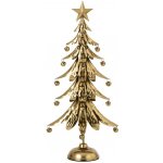 Zlatý kovový stromek s rolničkami Christmas Tree L – 25,5*11,5*56 cm - J-Line by Jolipa – Hledejceny.cz