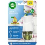 Air Wick Essential Oils Linen & White Orchid Prádlo a orchidej elektrický osvěžovač vzduchu komplet 19 ml – Zboží Dáma
