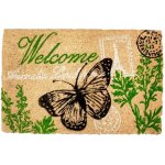 Home Elements Rohožka WELCOME motýlek béžová 40 x 60 cm – Zboží Dáma