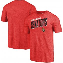 Fanatics pánské tričko Ottawa Senators Slant Strike tri-Blend