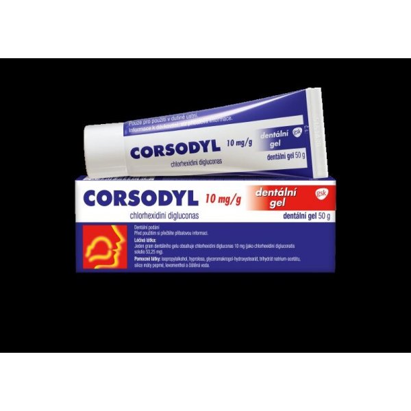 Volně prodejný lék CORSODYL DNT 10MG/G DNT GEL 1X50G
