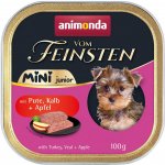 Animonda Vom Feinsten Mini Junior krůta telecí jablko 100 g – Sleviste.cz