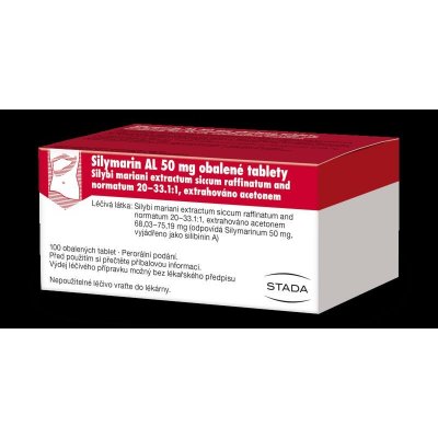 Silymarin AL 50 50 mg.tbl.obd.100