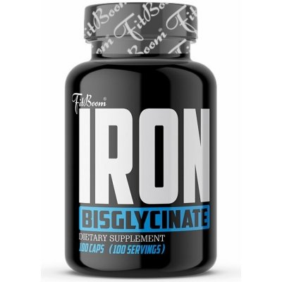 FitBoom Iron Bisglycinate 100 kapslí – Hledejceny.cz