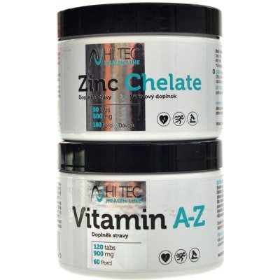HiTec Nutrition HL Vitamin A-Z 120 kapslí+ Zinc chelated 90 tablet