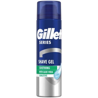 Gillette Series Soothing Sensitive Aloe Vera gel na holení pro citlivou pleť 200 ml – Zboží Dáma