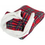 B.E.S. Petrovice Deka s beránkem Buffalo Káro červeno-zelené 150x200 – Zboží Dáma