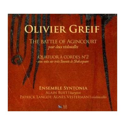 Olivier Greif - The Battle Of Agincourt - Quatuor À Cordes No.2 CD – Hledejceny.cz