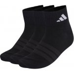 ADIDAS-3PACK-T ESS ANK 3P BLACK BLACK WHITE Černá – Hledejceny.cz