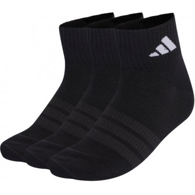 ADIDAS-3PACK-T ESS ANK 3P BLACK BLACK WHITE Černá – Hledejceny.cz