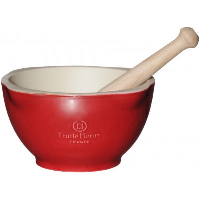 Emile Henry Hmoždíř 14 cm červený Burgundy – Zbozi.Blesk.cz