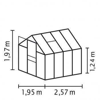 Vitavia Target 5000 PC 4 mm stříbrný