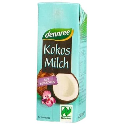 Dennree Kokosové mléko bio 250 ml – Zboží Dáma