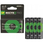 GP ReCyko Pro AA 2000mAh 4ks 1032224200 – Zboží Živě