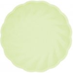 Amscan EKO papírové talíře kulaté Vert Decor, pastelově zelené 18,8 cm – Sleviste.cz
