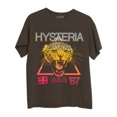 Def Leppard T-shirt Hysteria World Tour back Print – Sleviste.cz