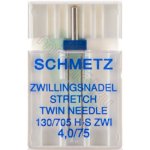 Dvojjehla 130/705 H-ZWI SCHMETZ Stretch Double Needle 75/4,0 – Zboží Dáma