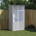 vidaXL Ptačí klec 115 x 78 x 200 cm pozinkovaná ocel – Zbozi.Blesk.cz