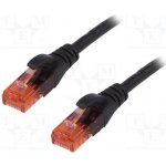 Digitus DK-1612-010/BL Ecoline Patch, UTP, CAT 6e, AWG 26/7, 1m, černý – Zboží Živě