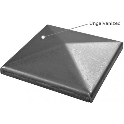 CAIS Krytka na sloupek černá 100x100 mm - ROOF 10 B – Hledejceny.cz