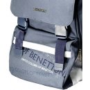 Benetton batoh na přezky modrá