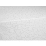SCANquilt ubrus SPIRAL bílá 140x180 cm – Hledejceny.cz
