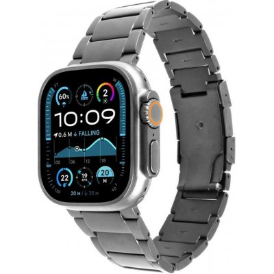 FIXED Titanium Strap pro Apple Watch 44/45/46/49mm, přírodní titan FIXTST-434-NT – Hledejceny.cz