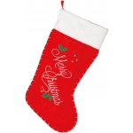 Guirca Guirca Vánoční ponožka - Merry Christmas 70 cm – Hledejceny.cz