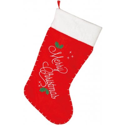 Guirca Guirca Vánoční ponožka - Merry Christmas 70 cm – Hledejceny.cz