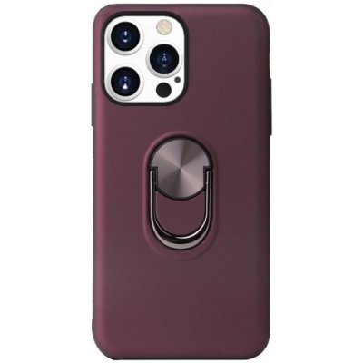 Pouzdro AppleKing s funkcí stojánku a magnetickým držákem iPhone 13 Pro Max - fialové – Zboží Mobilmania