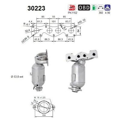 Katalyzátor AS 30223 – Zboží Mobilmania