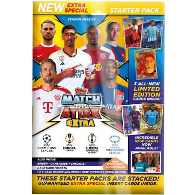 Topps CHAMPIONS LEAGUE EXTRA 2023/24 Starter pack – Zboží Mobilmania