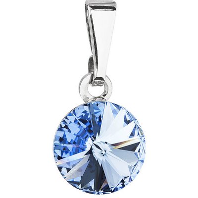 Evolution Group CZ Přívěsek bižuterie se Swarovski krystaly modrý kulatý 54018.3 sapphire – Hledejceny.cz