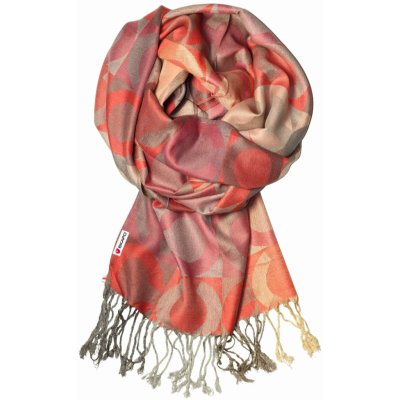 Vltava kašmírová šála jahodová EK26007 červená – Zboží Dáma
