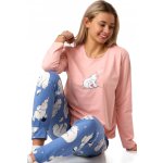 Dámské růžové s ledními medvědy 1B2318 růžová S – Zboží Mobilmania