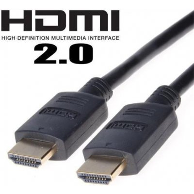 PremiumCord HDMI 2.0 High Speed + Ethernet kabel, zlacené konektory, 7,5m (kphdm2-7)