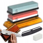 Korund Brousek ruční 400/1000 a 3000/8000 s bambusovým podstavcem – Sleviste.cz