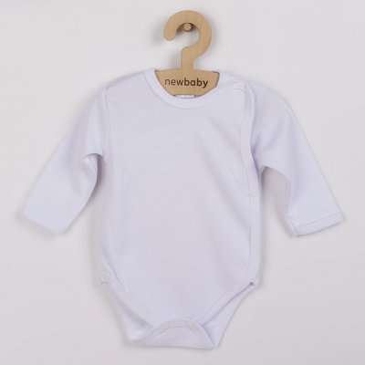 Kojenecké body celorozepínací New Baby Classic bílé – Zboží Mobilmania