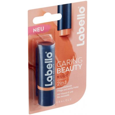 Labello Barevný balzám na rty Caring Beauty Nude 5,5 ml – Zboží Dáma
