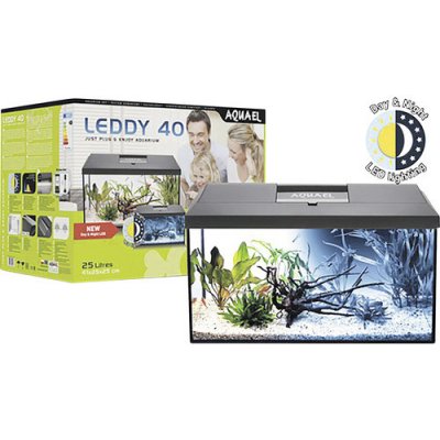 Aquael Leddy 40 akvarijní set černý 25 l – Zbozi.Blesk.cz