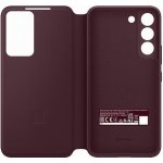 Samsung Clear View Cover Galaxy S22 Burgundy EF-ZS901CEEGEE – Zboží Mobilmania