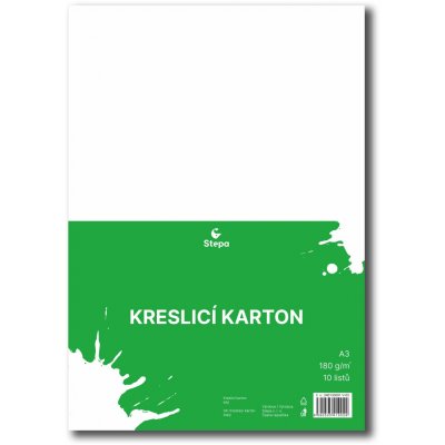 Davona Kreslicí karton A3 (180g/m2, 10ks) bílý – Zboží Dáma