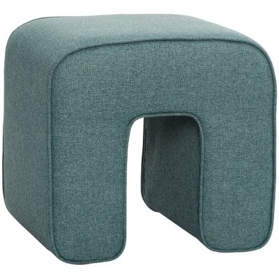 Hübsch Sculpture taburet zelená/tyrkysová/modrá 45 cm, 47 cm, 45 cm – Zboží Dáma