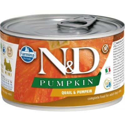 N&D Pumpkin Dog Adult Quail & Pumpkin 2 x 140 g