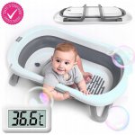 Babyhood Vanička skládací protiskluzová Comfort šedá – Hledejceny.cz
