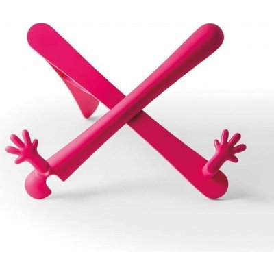 If The Hands Stand Držák na knihy/tablety Růžový 25 x 45 x 210 mm – Sleviste.cz