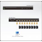 Aten CS-1708A KVM 8/1 USB/PS2 19'' OSD – Hledejceny.cz