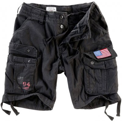 Šortky Airborne Vintage shorts černé – Hledejceny.cz