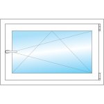 OKNA HNED Plastové okno 85x54 cm bílé otevíravé a sklopné pravé – Sleviste.cz